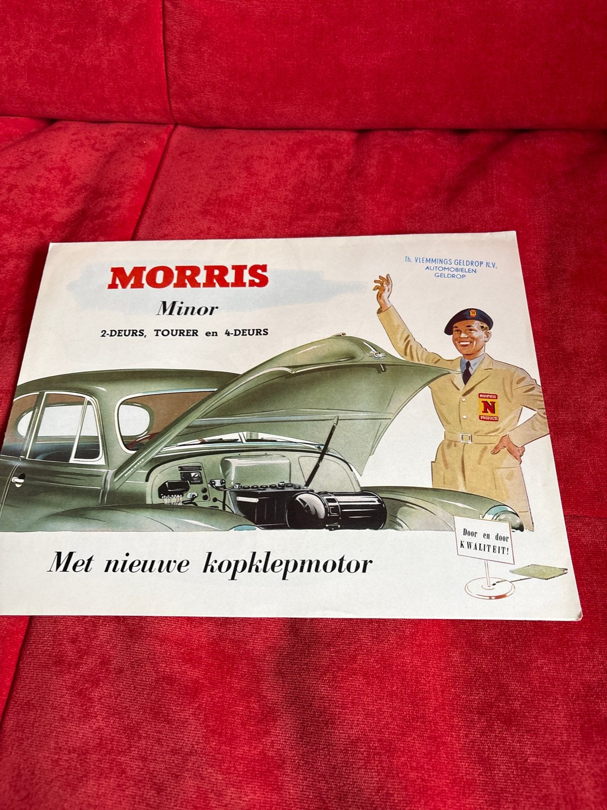 Morris Minor Brochure - Origineel uit de jaren '50, Boeken, Auto's | Boeken, Ophalen of Verzenden, Zo goed als nieuw, Overige merken