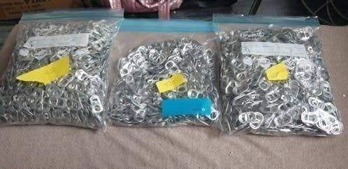 Te koop bliklipjes 3soorten 2040 stuks totaal., Ophalen of Verzenden, Zo goed als nieuw