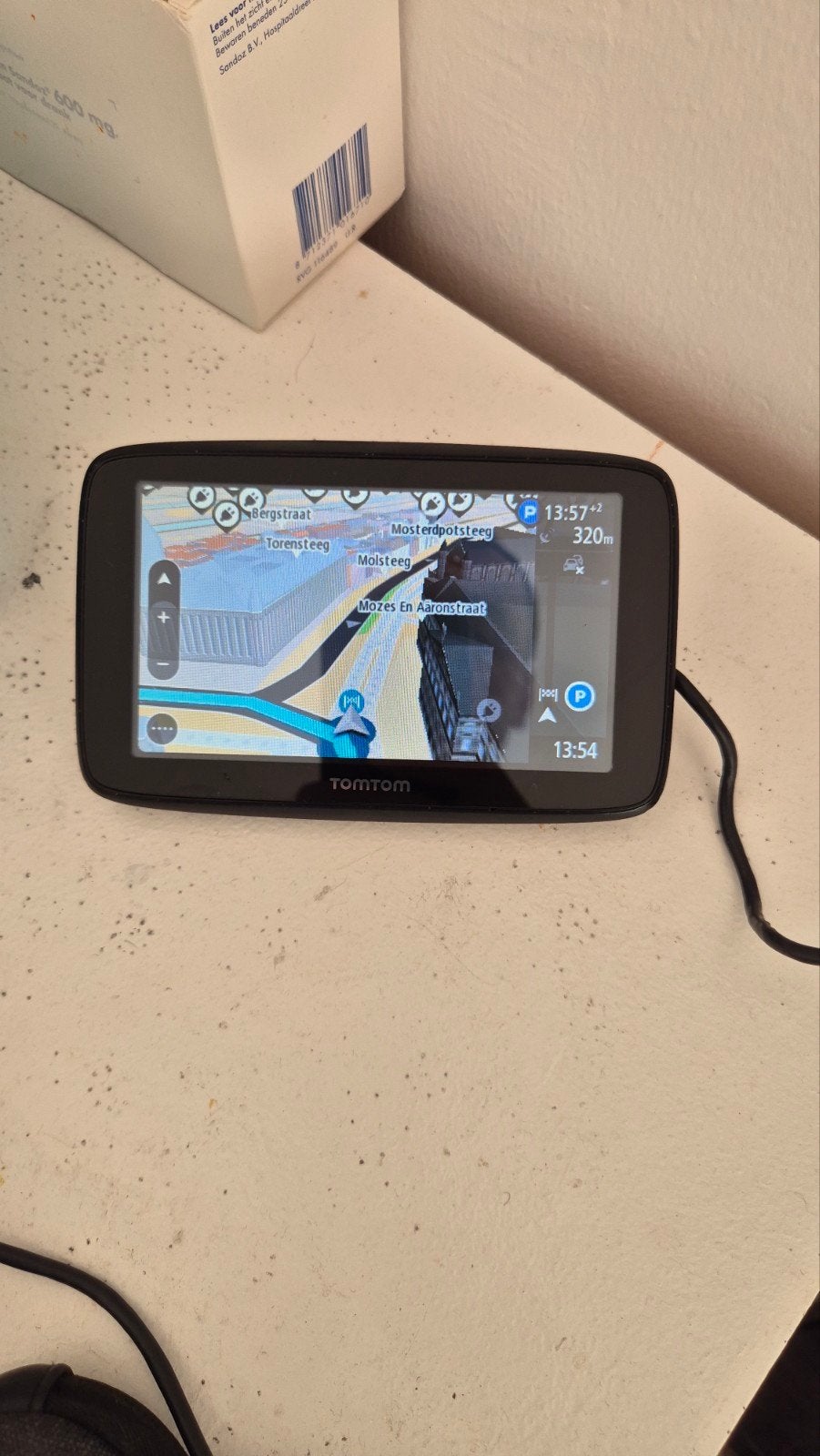 TomTom GO 520 GPS Navigatiesysteem met Wereldkaarten, Auto diversen, Ophalen of Verzenden