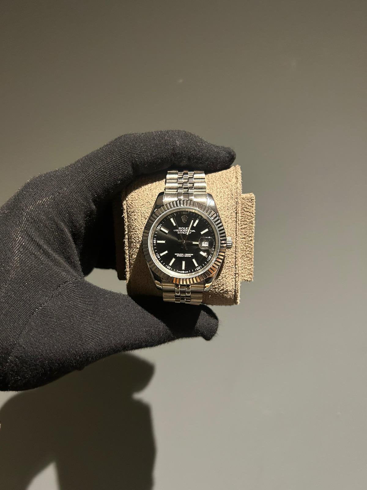 Rolex date just, Polshorloge, Overige materialen, Ophalen of Verzenden, Zo goed als nieuw