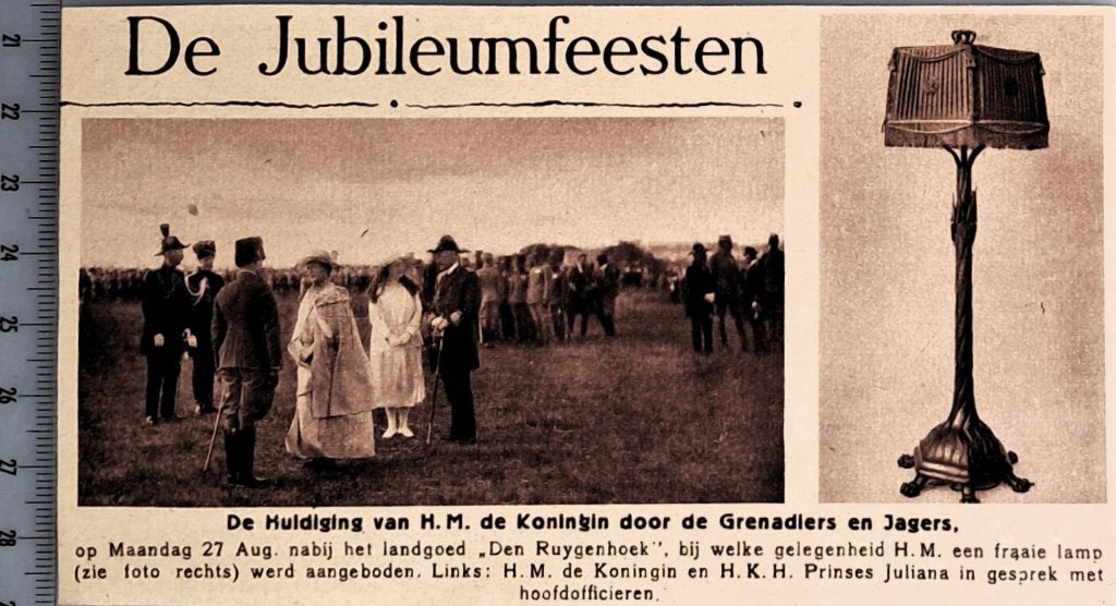 Leger 1923; huldiging Koningin door Grenadiers en Jagers, Verzamelen, Verzenden, Voor 1940, Gebruikt, Overige onderwerpen