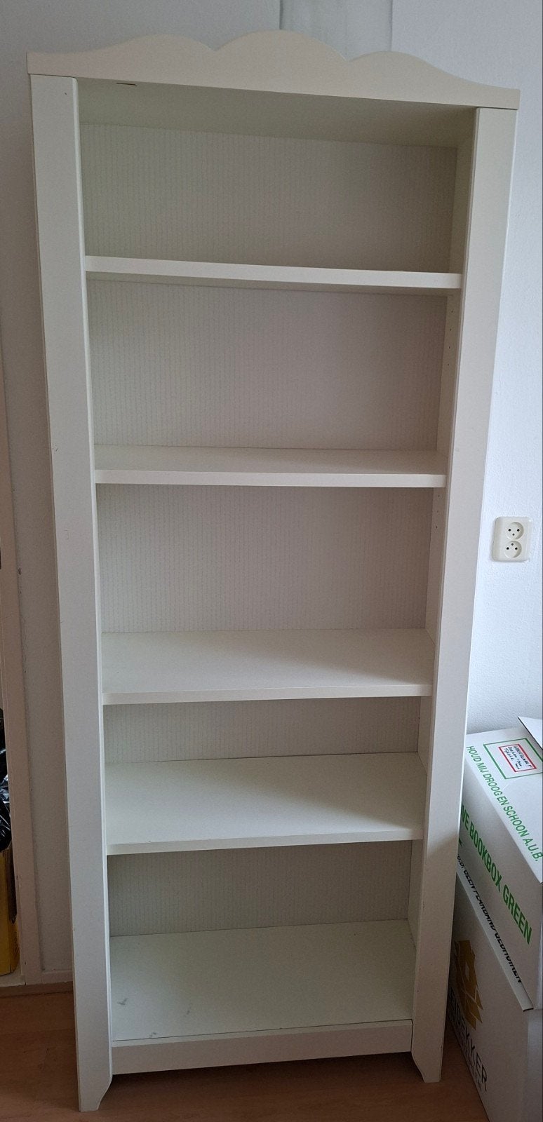 Boekenkast wit, Ophalen, Gebruikt, 50 tot 100 cm, 150 tot 200 cm