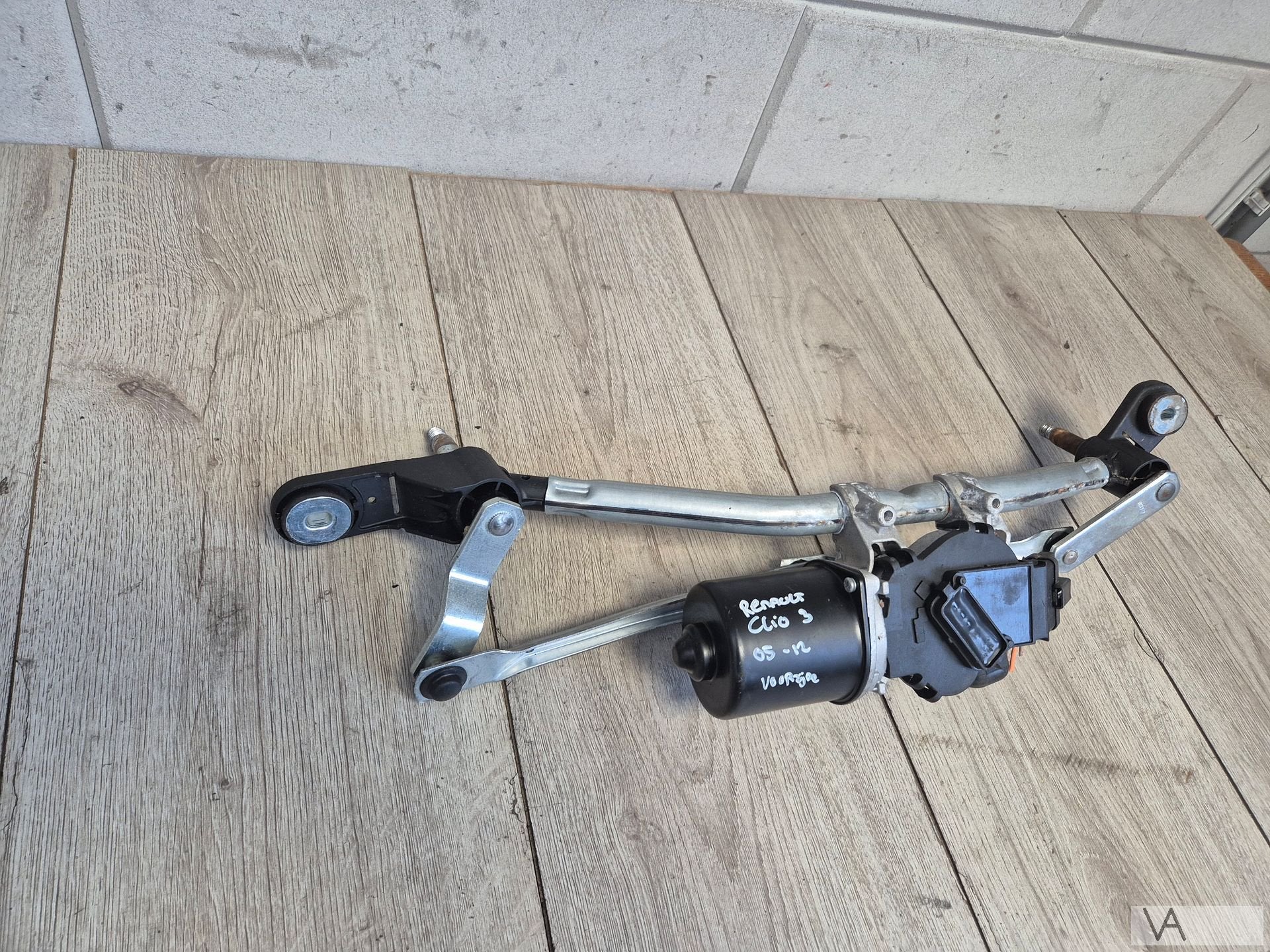 Ruitenwissermechaniek met motor Renault Clio 3 2005 - 2012, Auto-onderdelen, Gebruikt, -, Renault, -