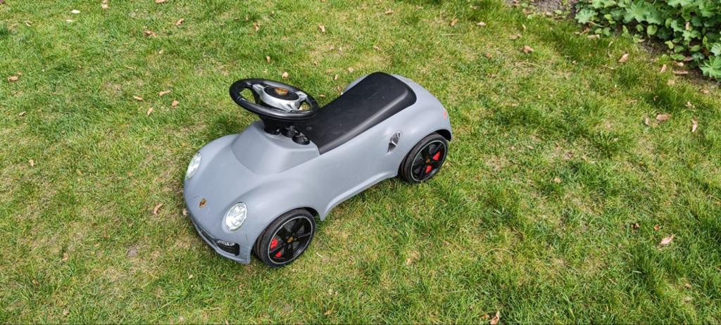 Porsche Loopauto Loopwagen Grijs, Kinderen en Baby's, Speelgoed | Buiten | Voertuigen en Loopfietsen, Gebruikt, Loopvoertuig, Ophalen