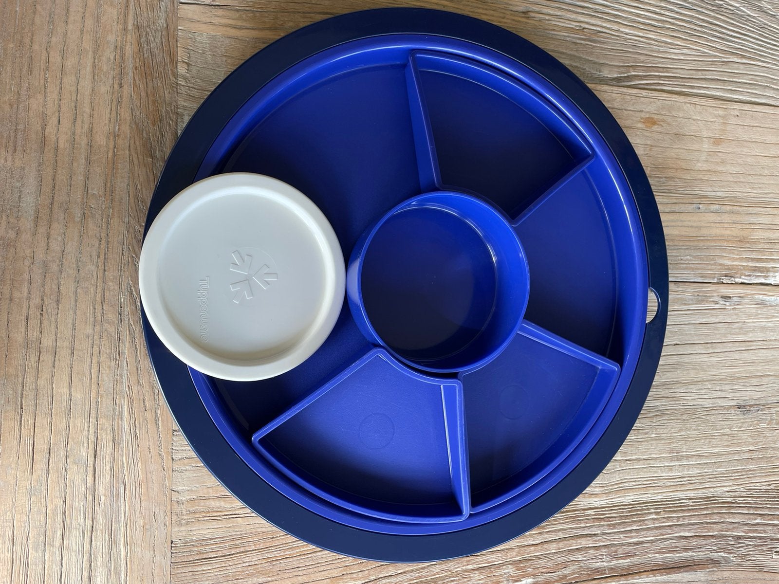 Tupperware Party-schaal, Ophalen of Verzenden, Zo goed als nieuw, Blauw