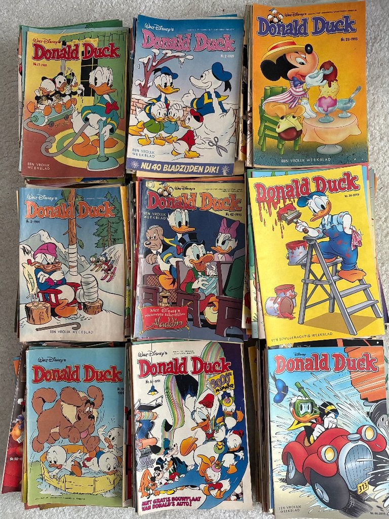 334 Donald Duck weekbladen, Verzamelen, Ophalen, Donald Duck, Gebruikt, Overige typen