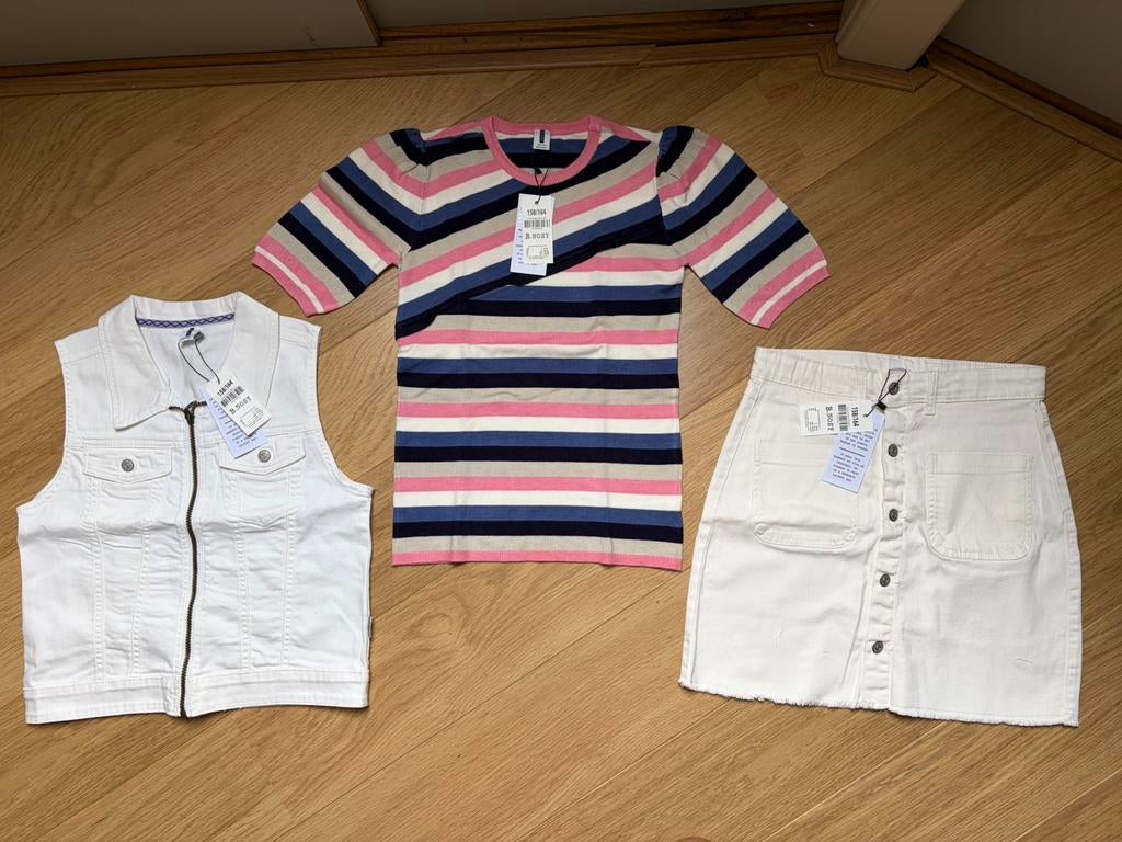 NIEUW! B.Nosy set lente/zomer bruiloft feest maat 158/164, Ophalen of Verzenden, Nieuw, Meisje, Setje