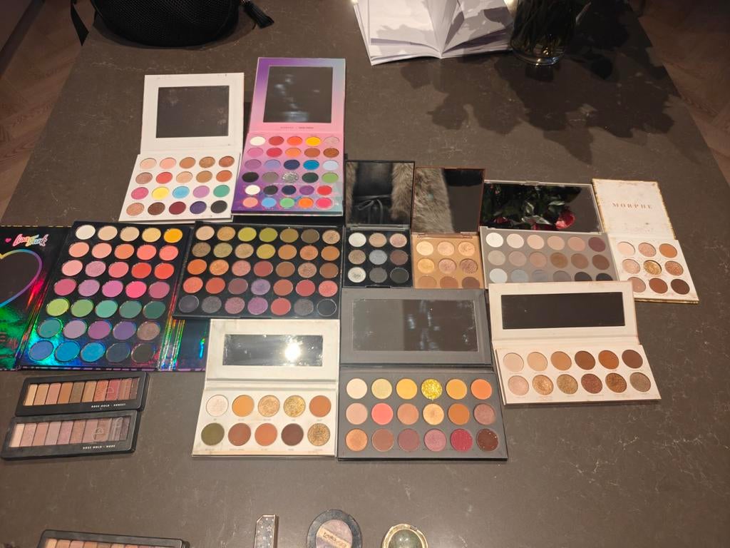 13 Morphe en Elf oogschaduwpaletten,- nauwelijks gebruikt, Sieraden, Tassen en Uiterlijk, Uiterlijk | Cosmetica en Make-up, Gebruikt