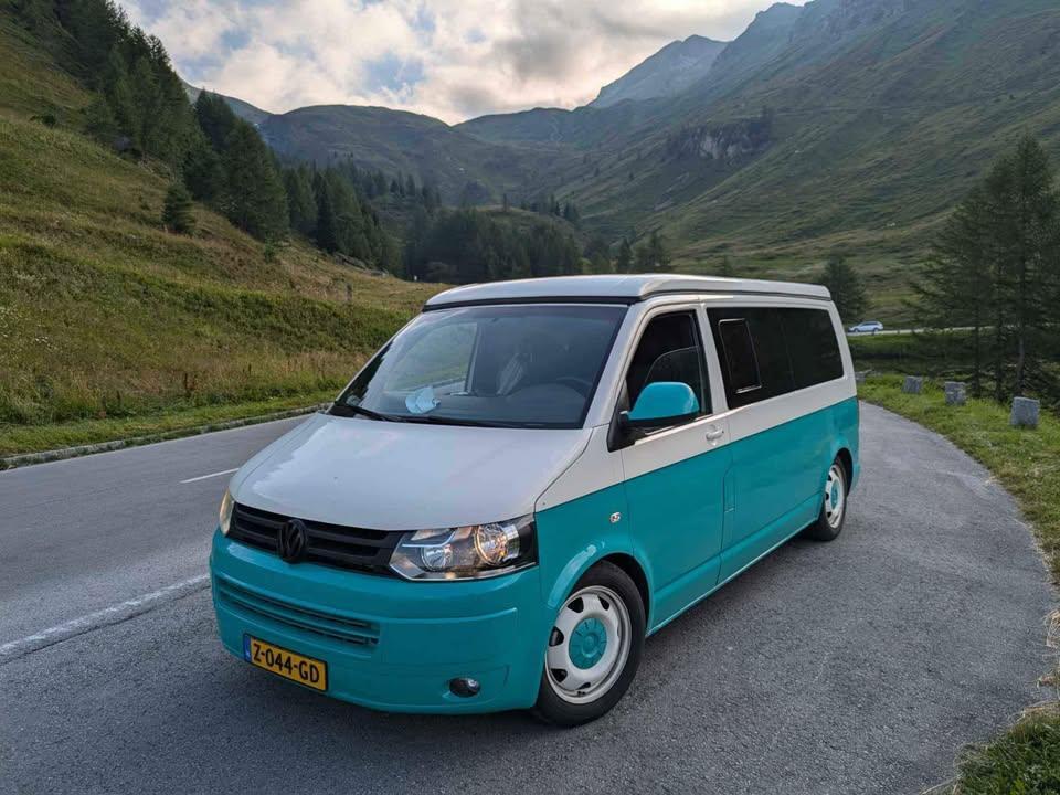 VW Transporter T5 L2H1 1.9TDI Camper, Buscamper of Camperbus, Volkswagen, Particulier, Achteruitrijcamera