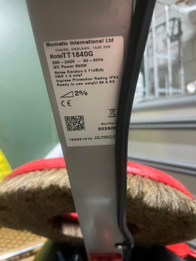 Numatic TTT1840G Schrob-/Zuigmachine, Ophalen of Verzenden