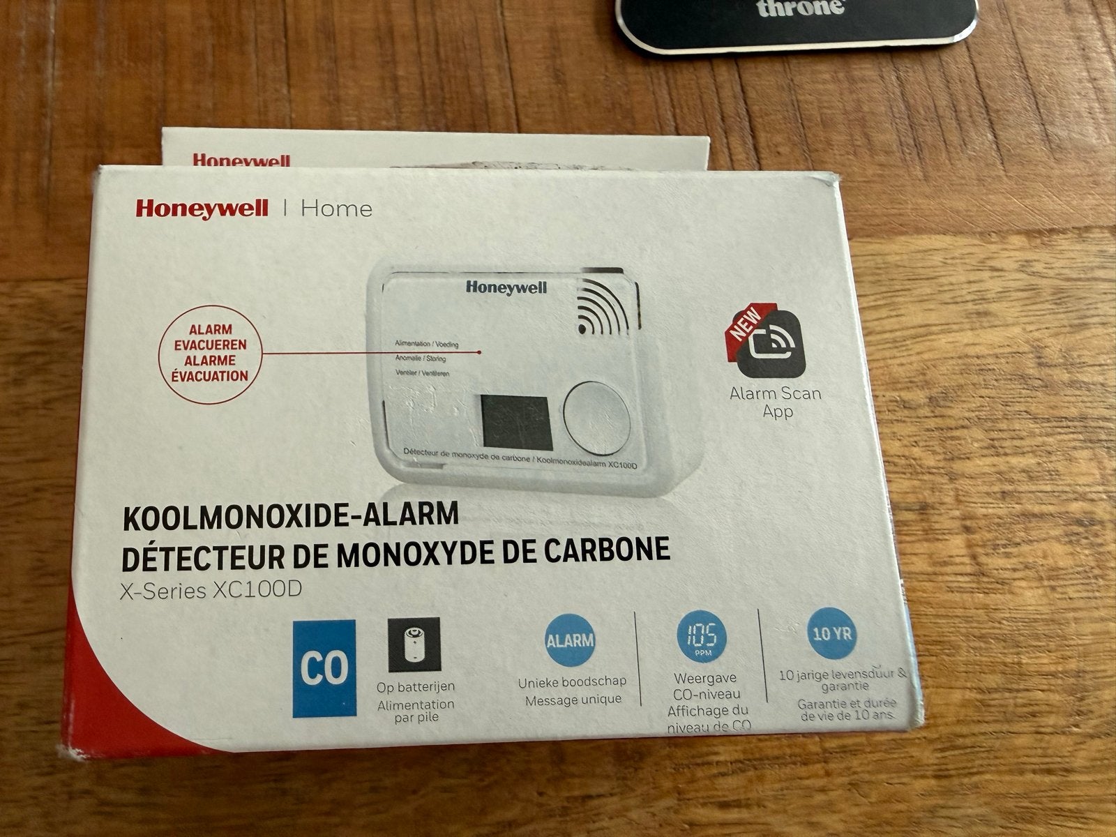 Honeywell Koolmonoxide-alarm X-Series XC100D, Ophalen of Verzenden, Nieuw, Detector, Sensor of Melder, Overige soorten