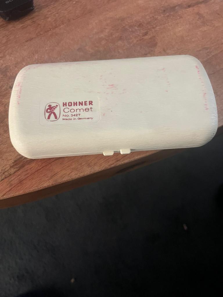 Hohner Comet Mondharmonica - Zo goed als nieuw, Ophalen of Verzenden, Zo goed als nieuw, Met koffer of doosje, C-mondharmonica