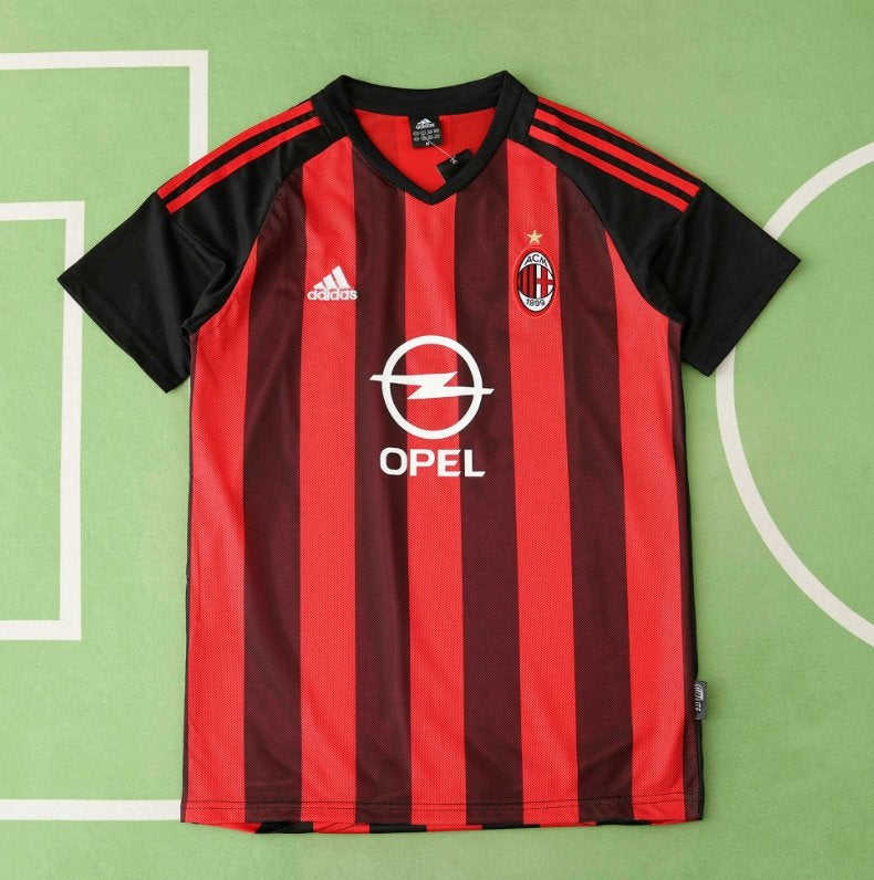 Nieuw AC Milan retro thuis 02/03 voetbalshirt – M/L, Ophalen of Verzenden, Nieuw, Shirt