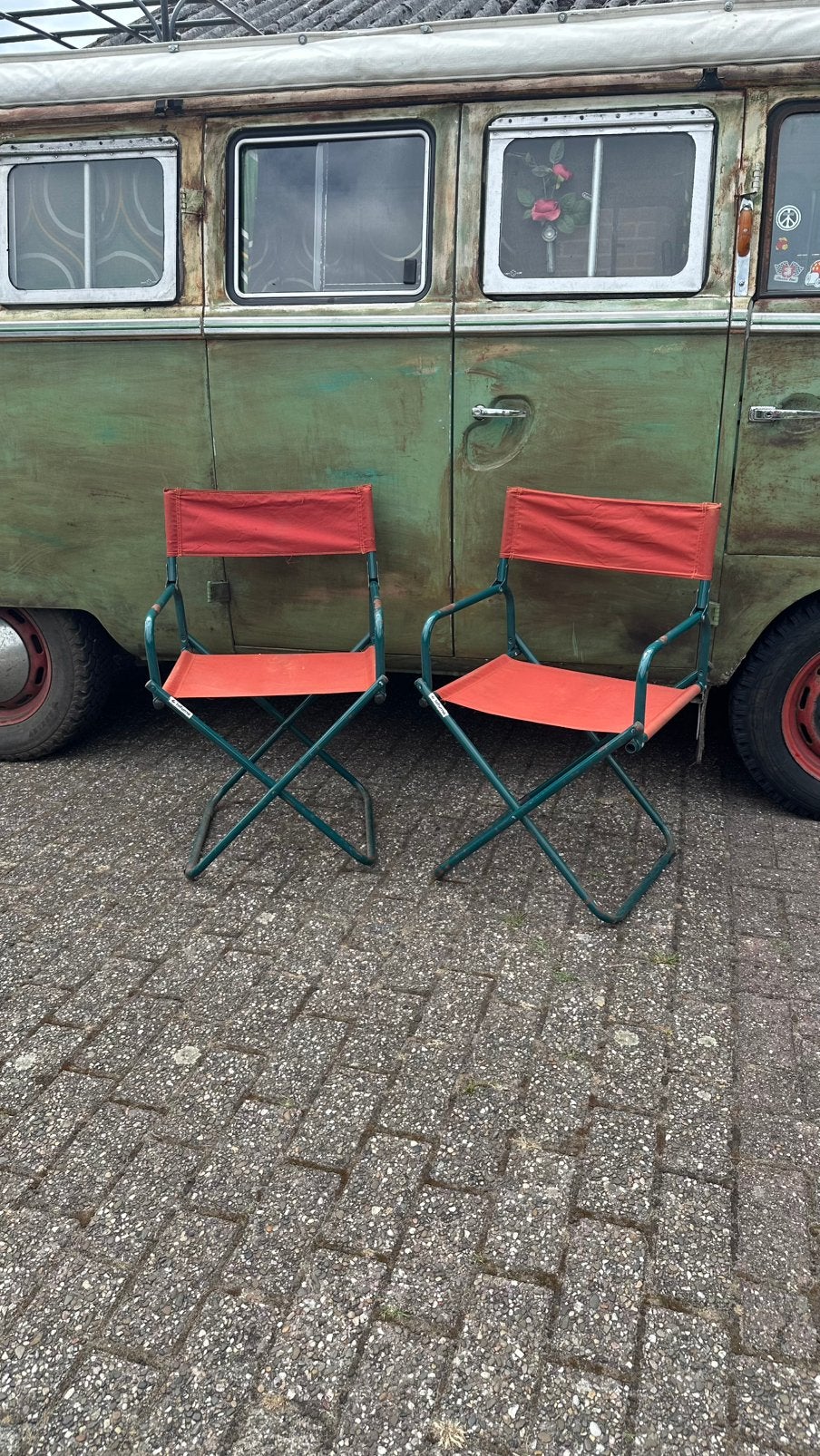 Lafuma camping stoelen jaren 60/70, Lafuma, Ophalen of Verzenden, Campingstoel, Lafuma