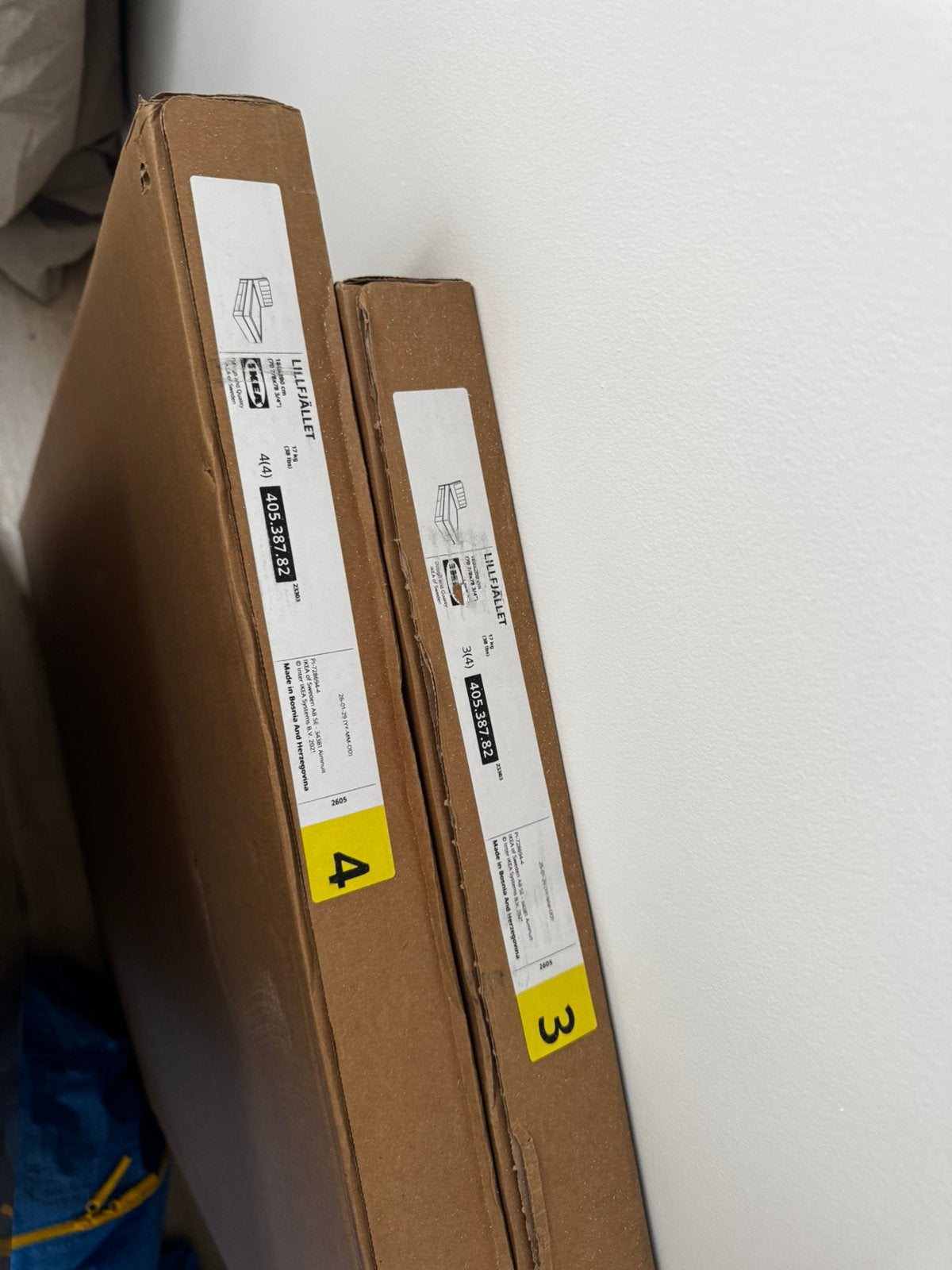 lillfjället ikea bed lades 4x, Ophalen of Verzenden, Zo goed als nieuw, 25 tot 50 cm, Minder dan 100 cm