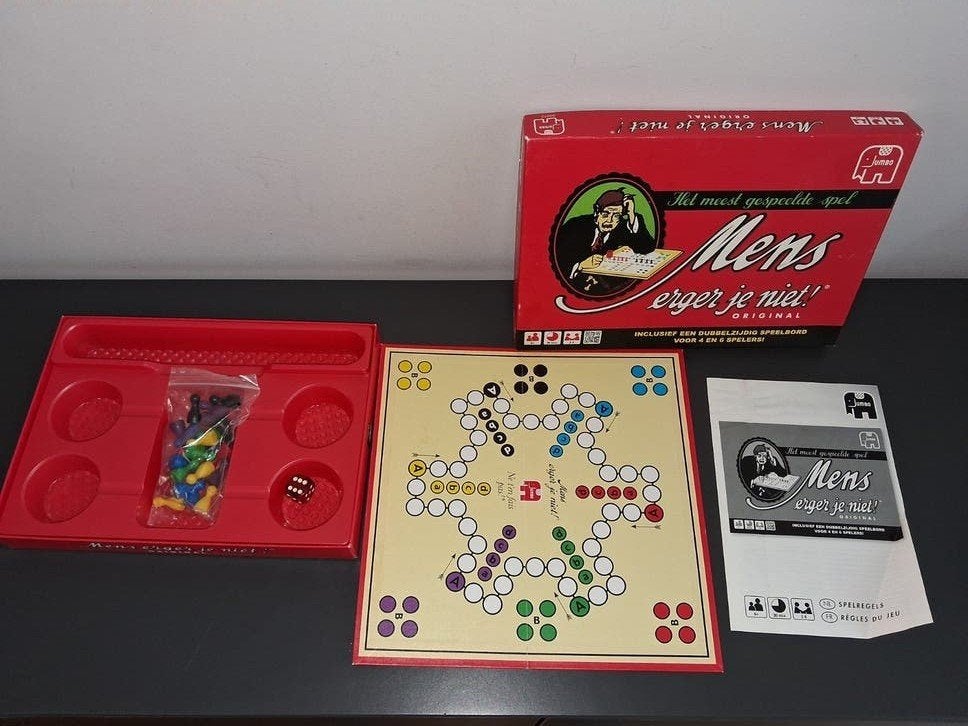 Mens Erger Je Niet! Bordspel - Klassiek Gezelschapsspel, Hobby en Vrije tijd, Gezelschapsspellen | Bordspellen, Vijf spelers of meer