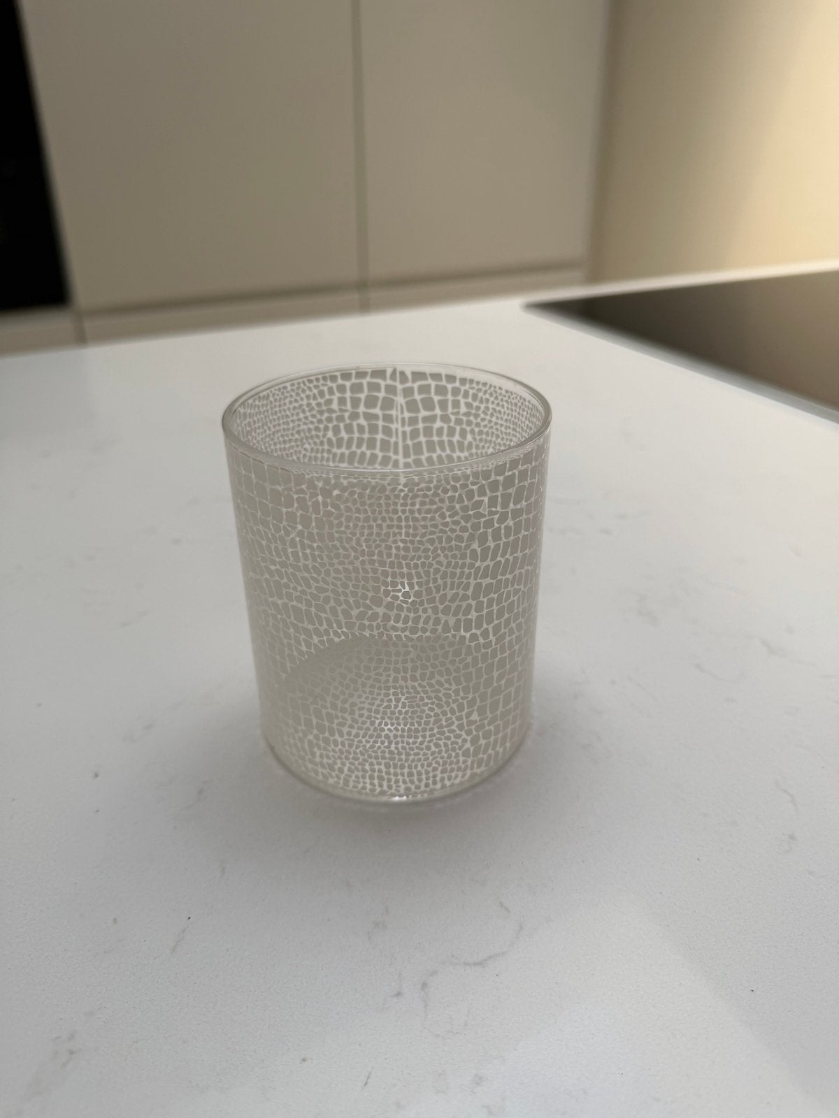 Zara Home Waxinelichthouder met patroon, Huis en Inrichting, Woonaccessoires | Kandelaars en Kaarsen, Waxinelichthouder, Ophalen of Verzenden