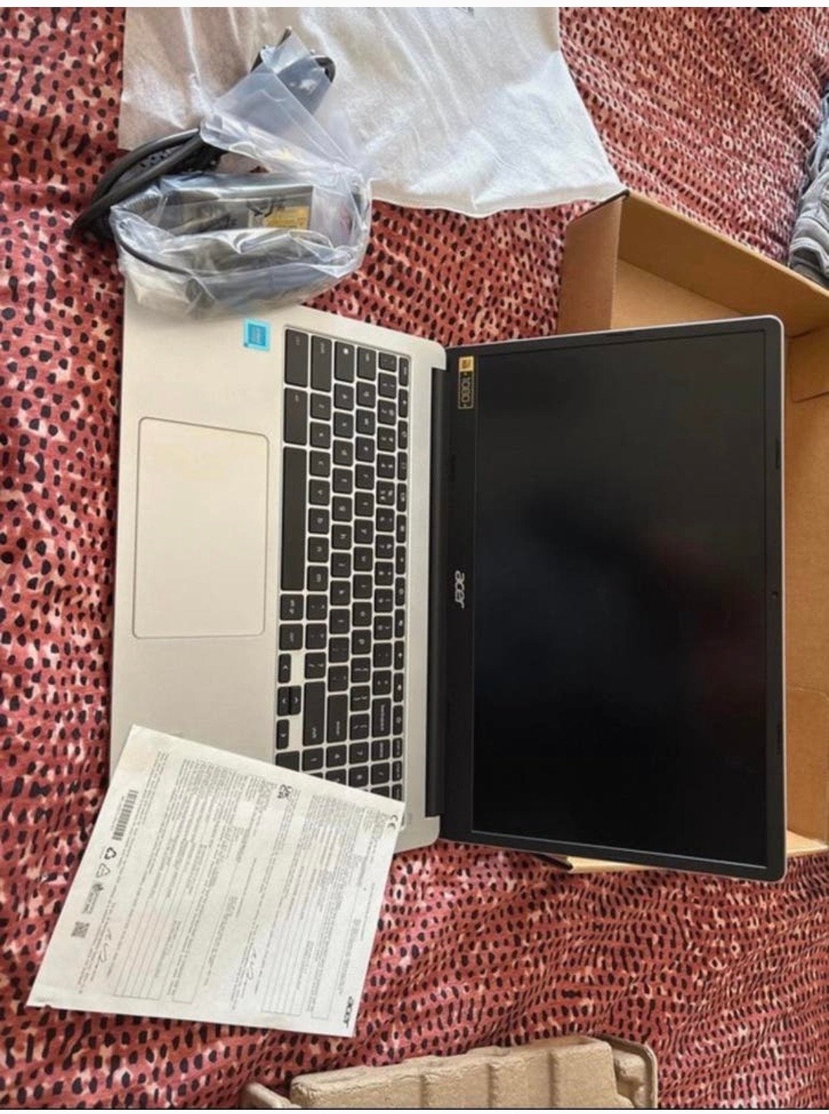 Acer Chromebook 315 - Nieuw in doos, 4 GB of minder, 15 inch, Qwerty, Nieuw