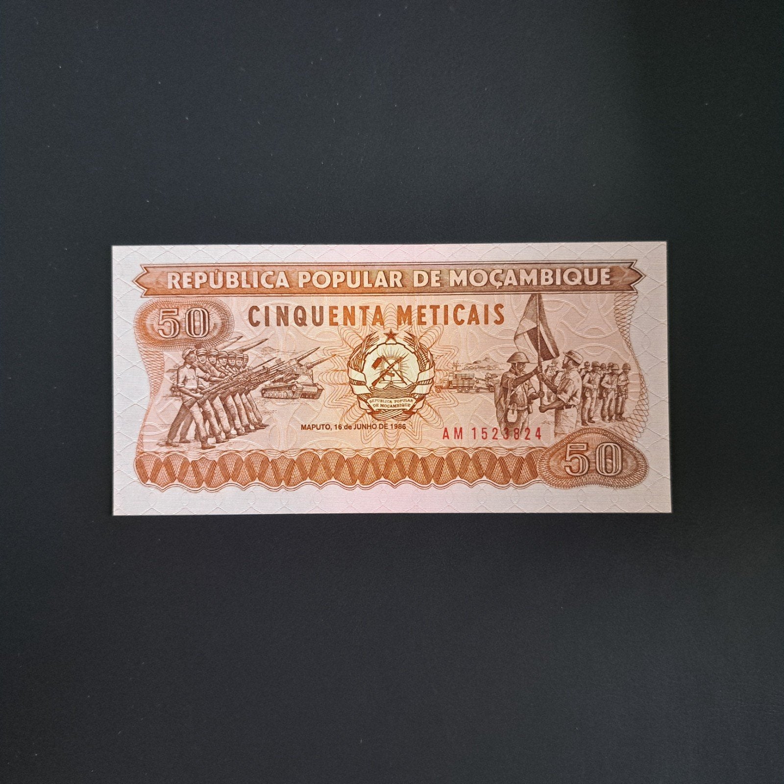 50 meticais Mozambique #012, Postzegels en Munten, Ophalen of Verzenden, Overige landen, Los biljet