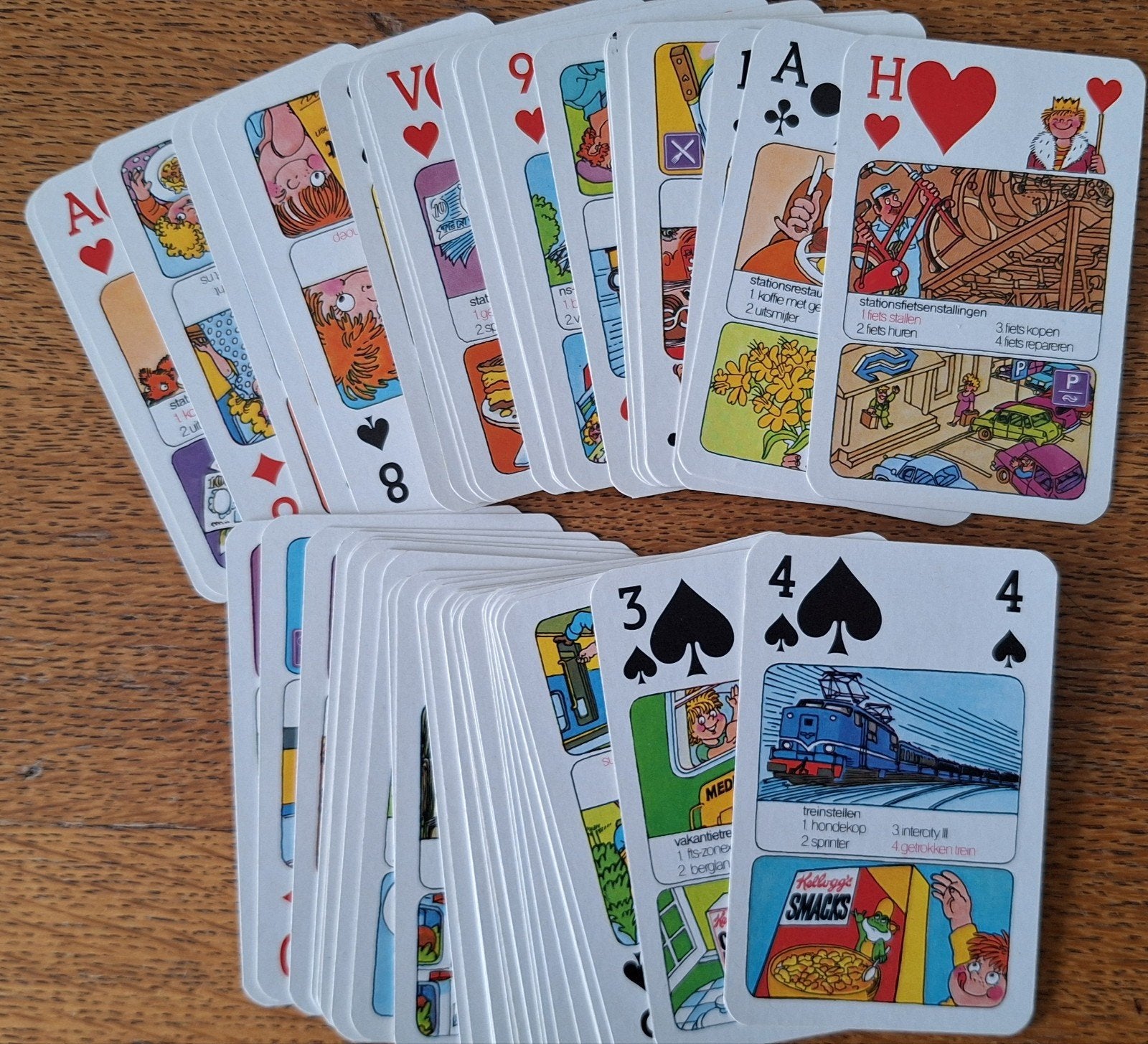 Vintage NS Speelkaarten - ook voor kwartetten, Ophalen of Verzenden, Zo goed als nieuw, Speelkaart(en)