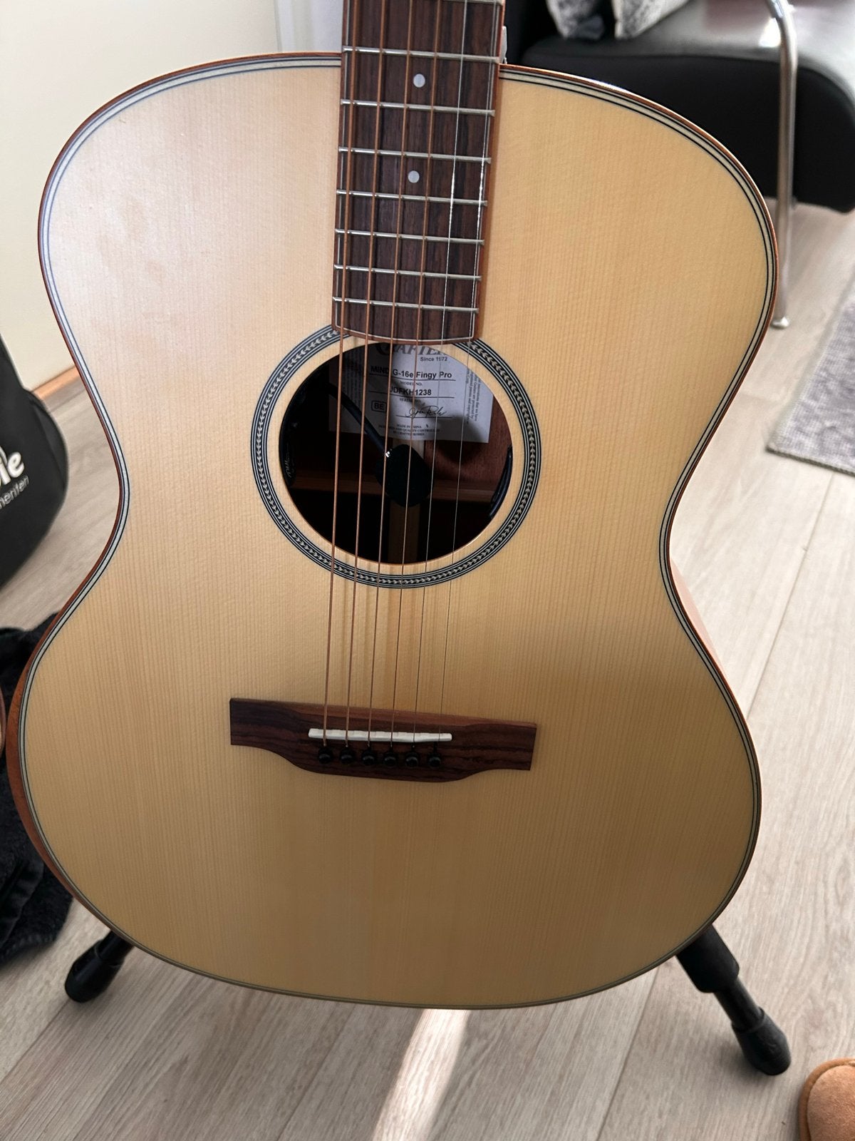 Crafter semi-akoestische gitaar zo goed als nieuw, Muziek en Instrumenten, Ophalen of Verzenden, Zo goed als nieuw, Western- of Steelstringgitaar
