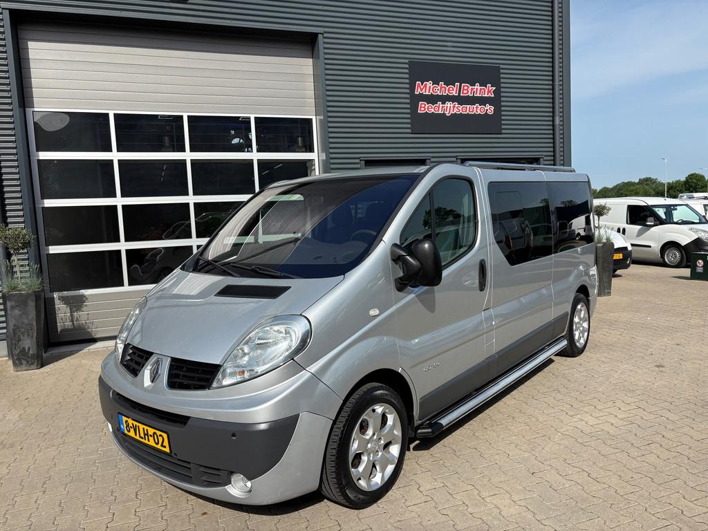Renault Trafic 2.5 dCi L2H1 DC Tech Line Marge, Auto's, Bestelauto's, Voorwielaandrijving, Euro 5, Stof, Gebruikt