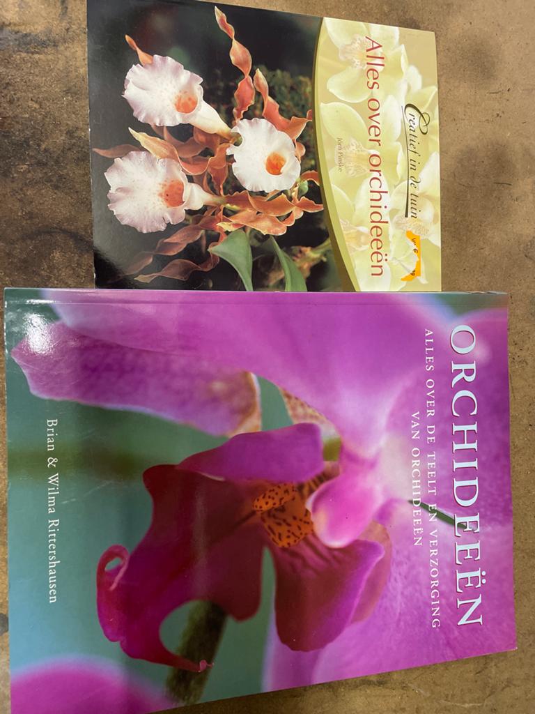 2 Boeken over Orchideeën: Teelt, Verzorging en Soorten, Boeken, Natuur, Ophalen of Verzenden, Gelezen, Bloemen, Planten en Bomen