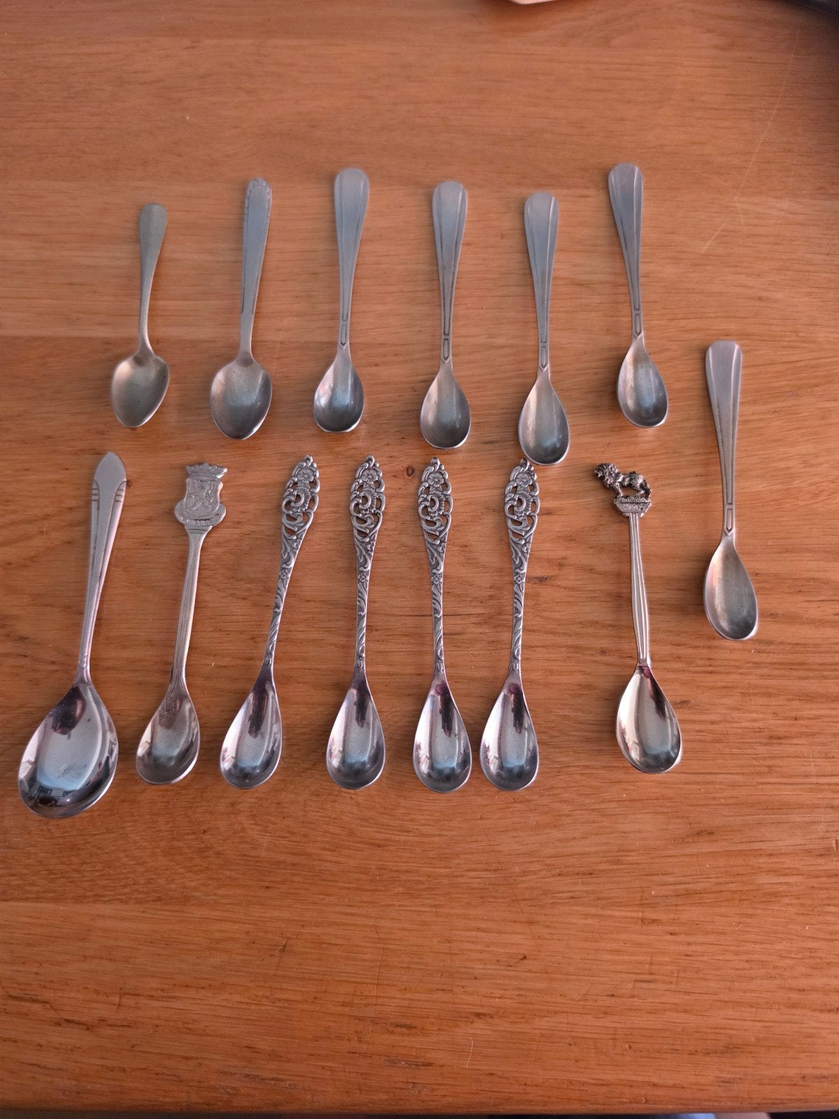 Verzameling van 14 vintage lepels, Ophalen of Verzenden