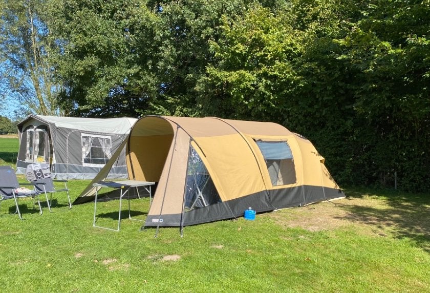 Baco tunneltent 3200 in zeer goede staat, Caravans en Kamperen, Tenten, Ophalen, Zo goed als nieuw, Tot en met 4