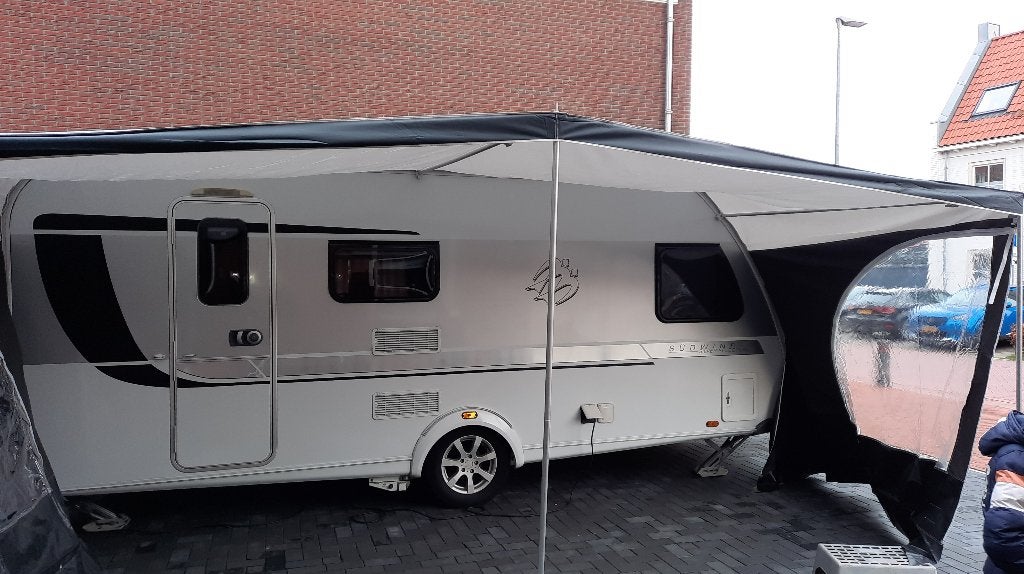 Caravan luifel, Ophalen, Zo goed als nieuw