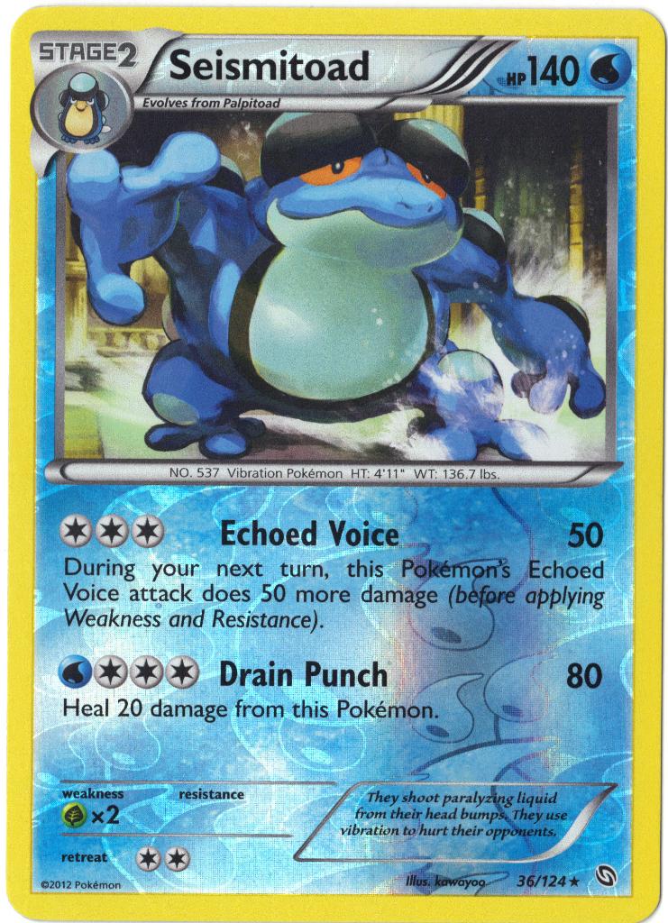 Dragons Exalted,  Seismitoad [reverse] 36/124, Verzenden, Nieuw, Losse kaart