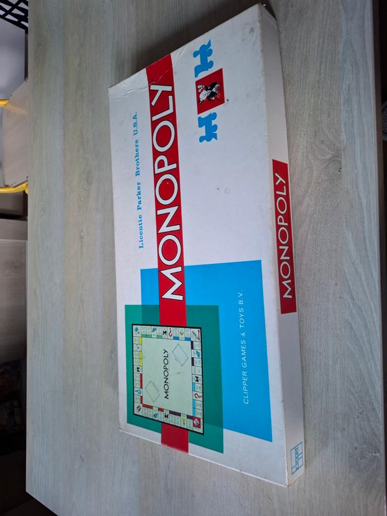 Vintage Monopoly Bordspel - Clipper Games & Toys B.V., Gebruikt, Vijf spelers of meer, Onbekend@example.com, Onbekend, Nederland