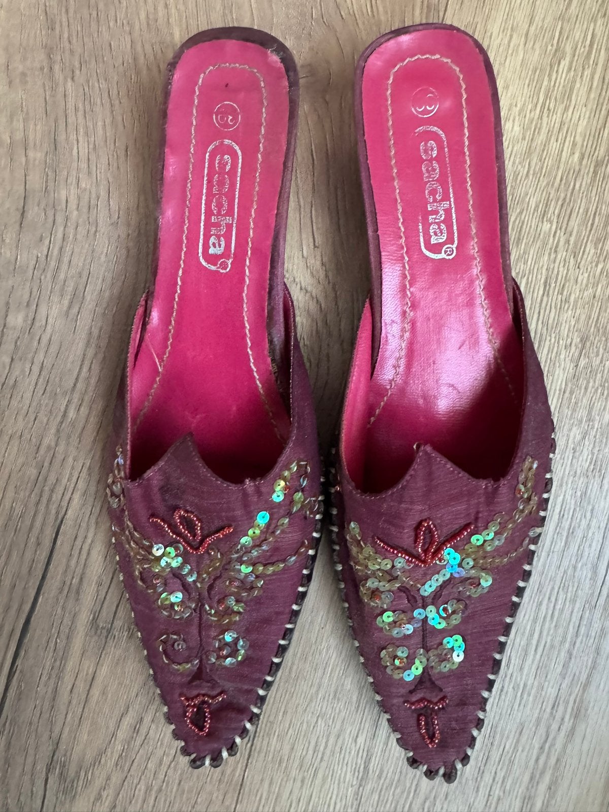 Sacha sandalen muiltjes Arabische stijl maat 39, Zo goed als nieuw, Roze, Sacha, Sandalen of Muiltjes