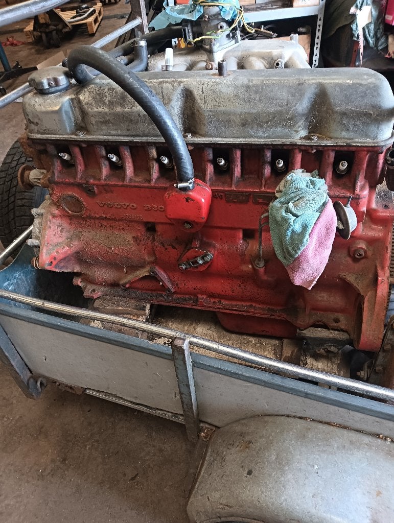 motorblok B30E met automaat BW35 uit 1974 Volvo 164, Ophalen, Gebruikt, Volvo