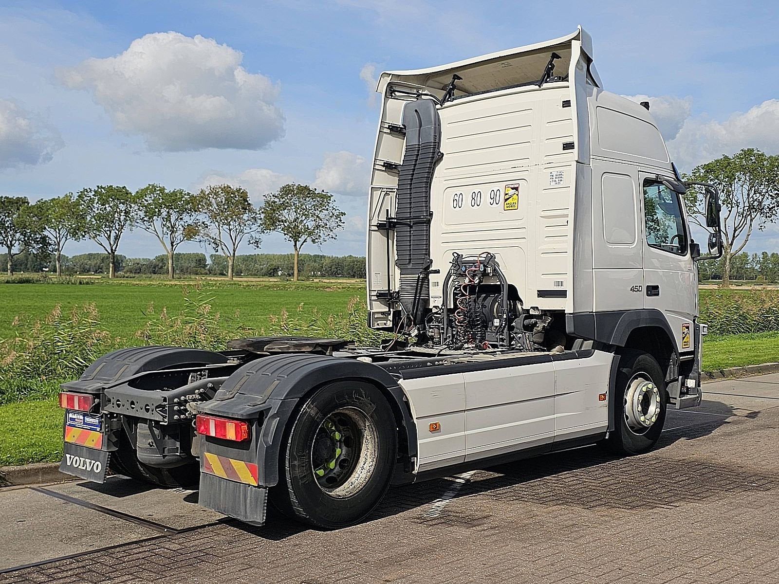 VOLVO FM 450 450 skirts airco, Auto's, Automaat, 460 pk, Euro 6, Wit