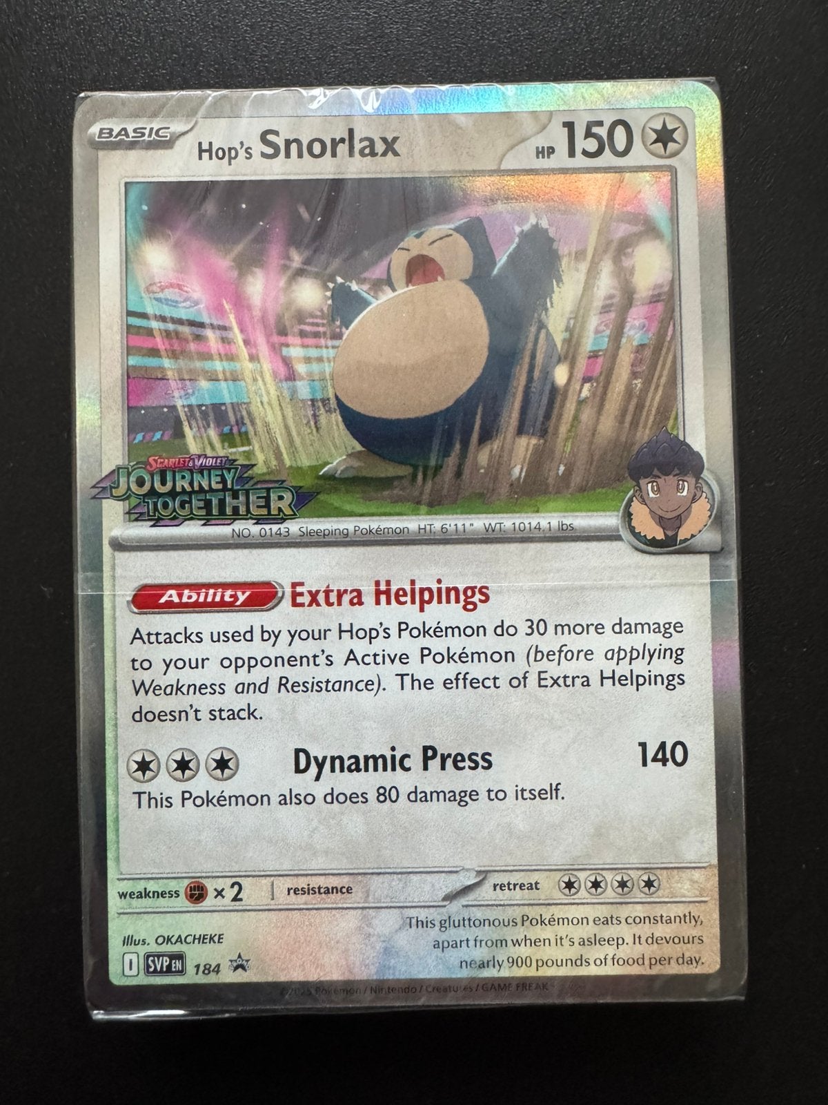 Hop's Snorlax (SVP 184) SV Black Star Promo // Sealed Deck, Ophalen of Verzenden, Nieuw, Meerdere kaarten, Foil