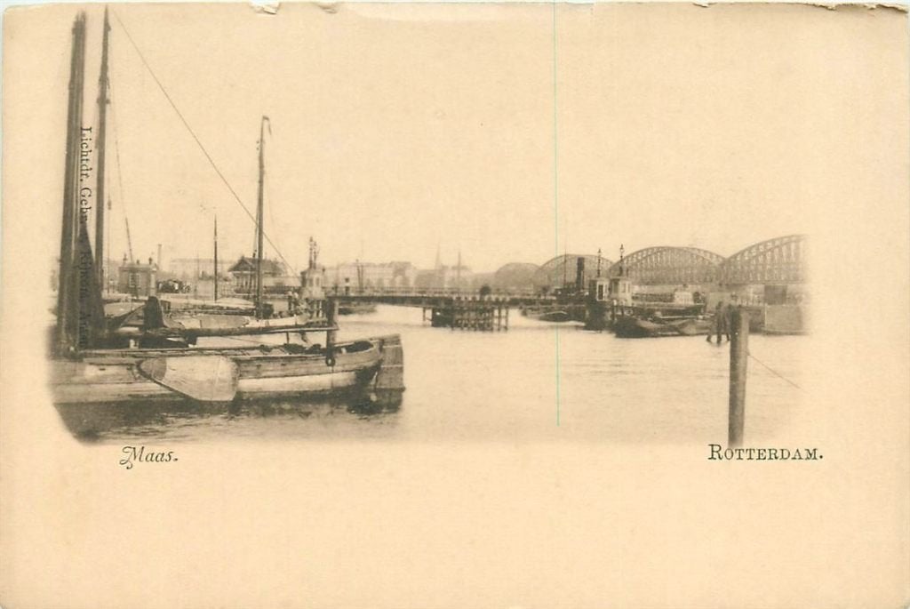 701-038-047 Rotterdam Maas, Verzenden, Voor 1920, Zuid-Holland