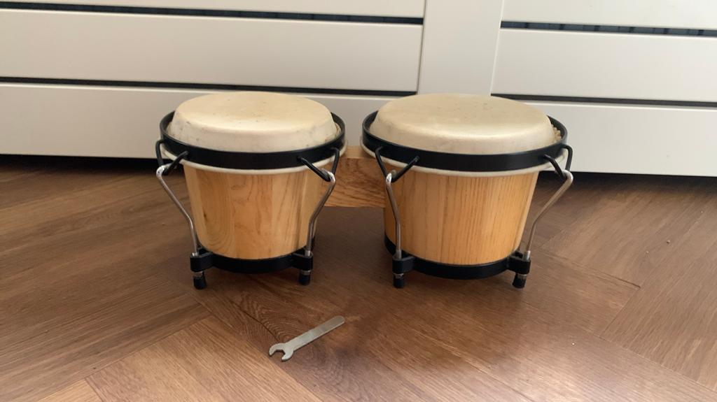 Bongo’s, Muziek en Instrumenten, Ophalen, Zo goed als nieuw, Trommel