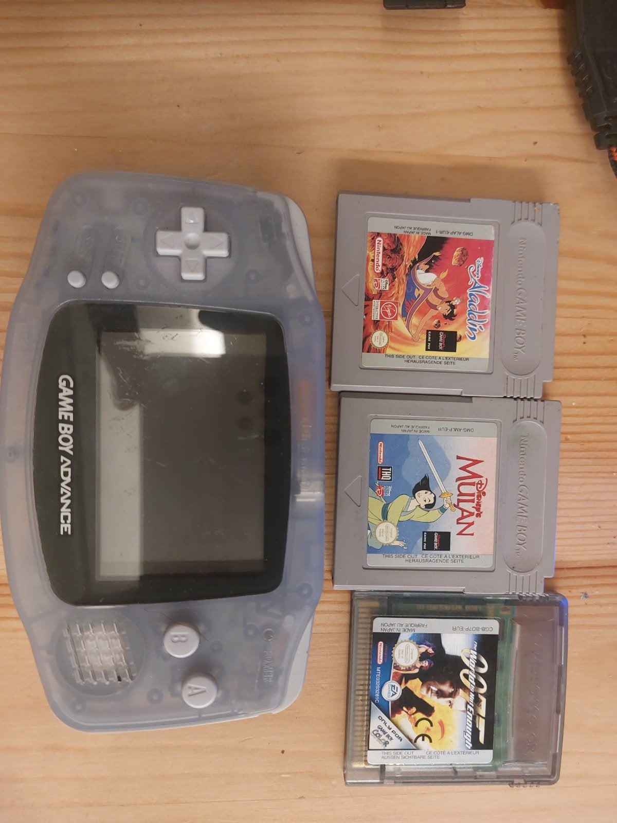Nintendo Game Boy Advance (GBA) met 3 games, Spelcomputers en Games, Spelcomputers | Nintendo Game Boy, Ophalen of Verzenden