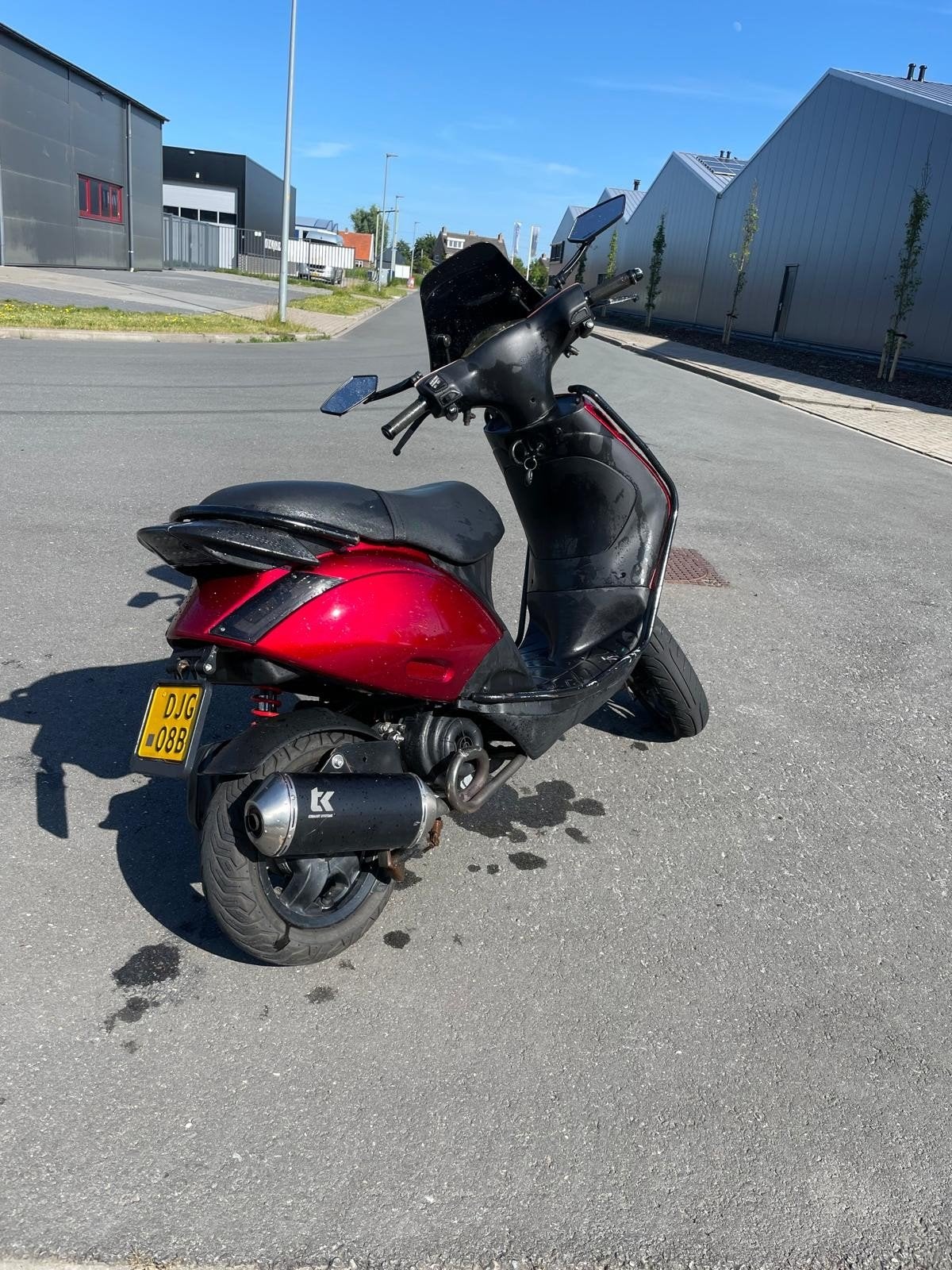 Piaggio Zip 2000  - Burgundy Red Goede Staat bj 2016 4takt, Ophalen, Gebruikt, Maximaal 45 km/u, Zip