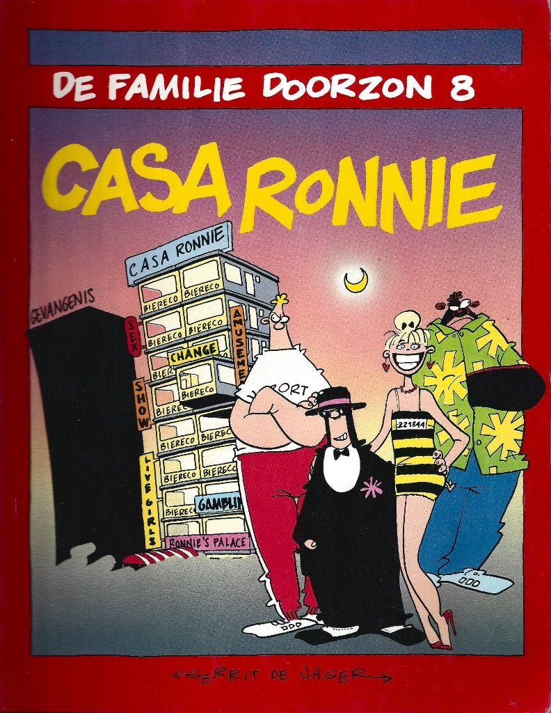 De familie Doorzon - Casa Ronnie - Nr. 8, Eén stripboek, Ophalen of Verzenden, Gelezen