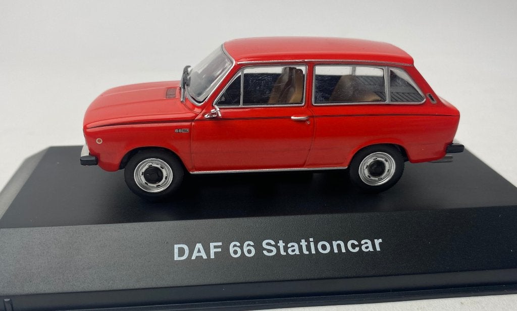Lagamo Miniature 1:43 DAF 66 1100 Stationcar ( Combi ) rood, Overige merken, -, Nieuw, Ophalen of Verzenden