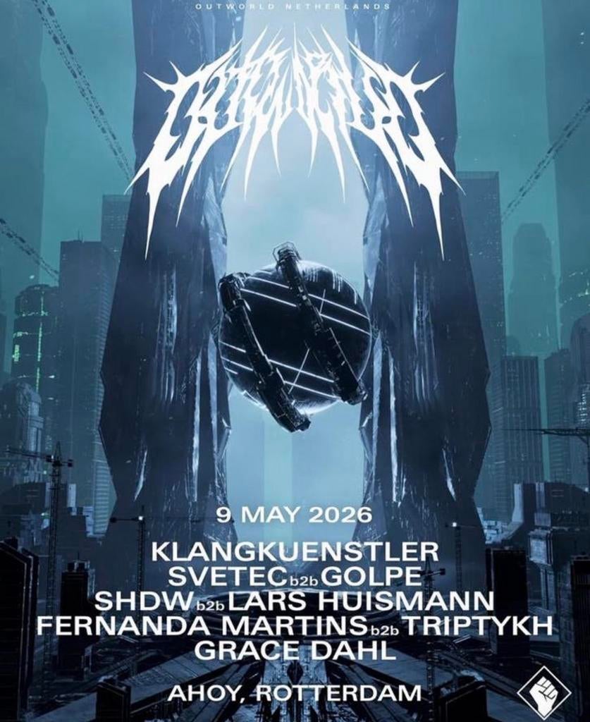 Outworld x Rotterdam Rave - 9 mei - Ahoy - 2 stuks, Twee personen