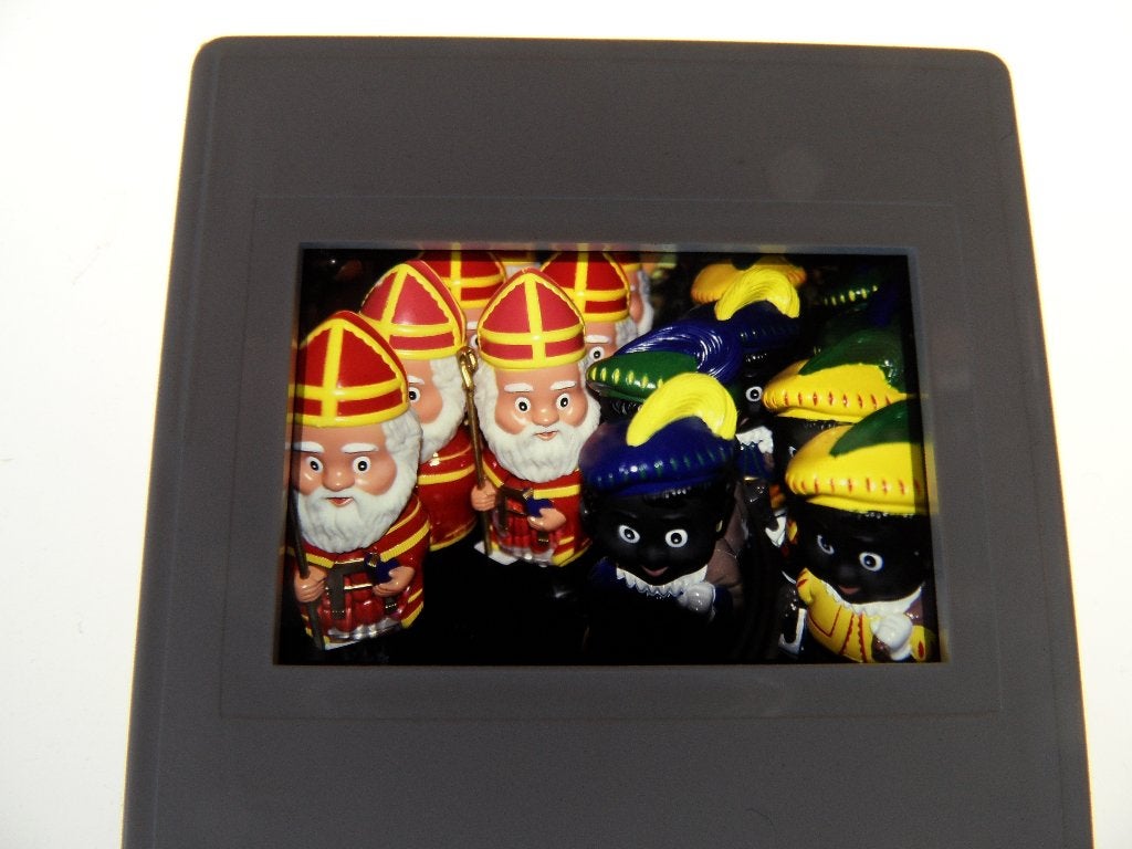 sinterklaas  st.nicolaas  2x dia  helder en scherp   1988, Verzenden, 1980 tot heden, Foto, Zo goed als nieuw