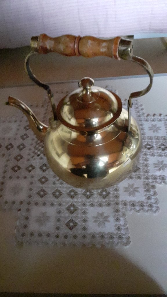 Sier theepot, Ophalen
