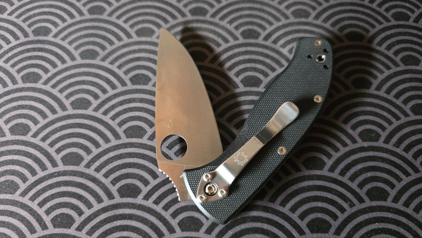 Spyderco tenacious C122GP ZGAN, Caravans en Kamperen, Kampeergereedschap, Ophalen of Verzenden, Zo goed als nieuw
