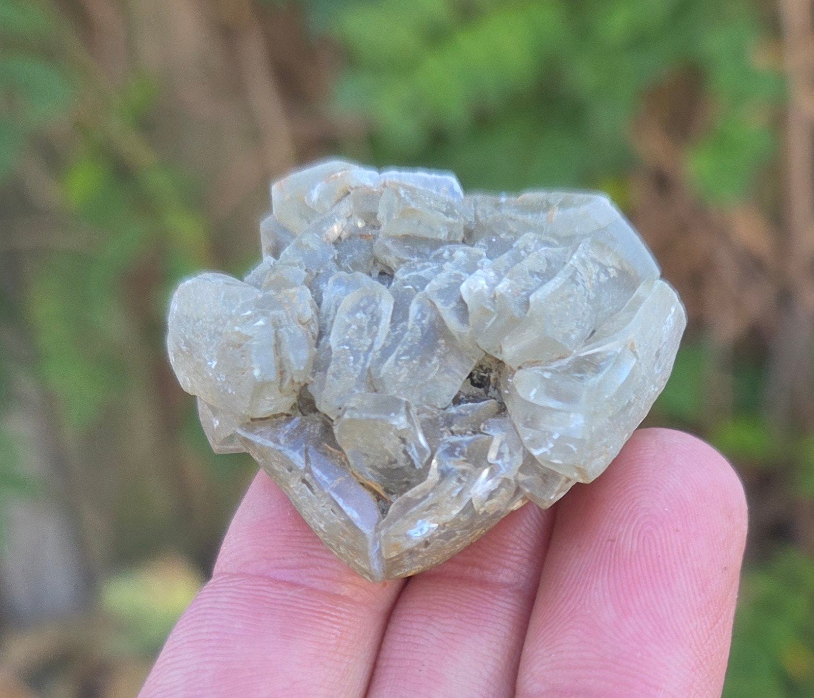calciet roosje rainbow inclusion 32 gram, Ophalen of Verzenden