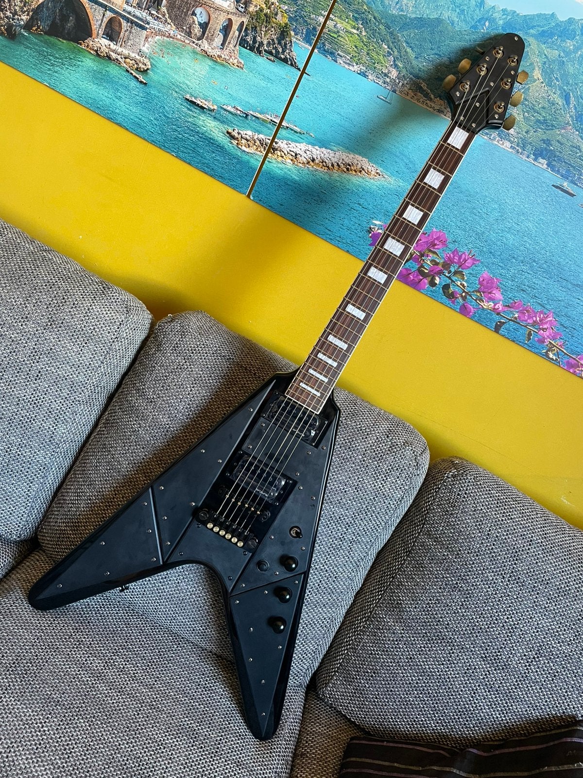 Custom V shaped gitaar, Ophalen of Verzenden, Nieuw, Solid body, Overige merken