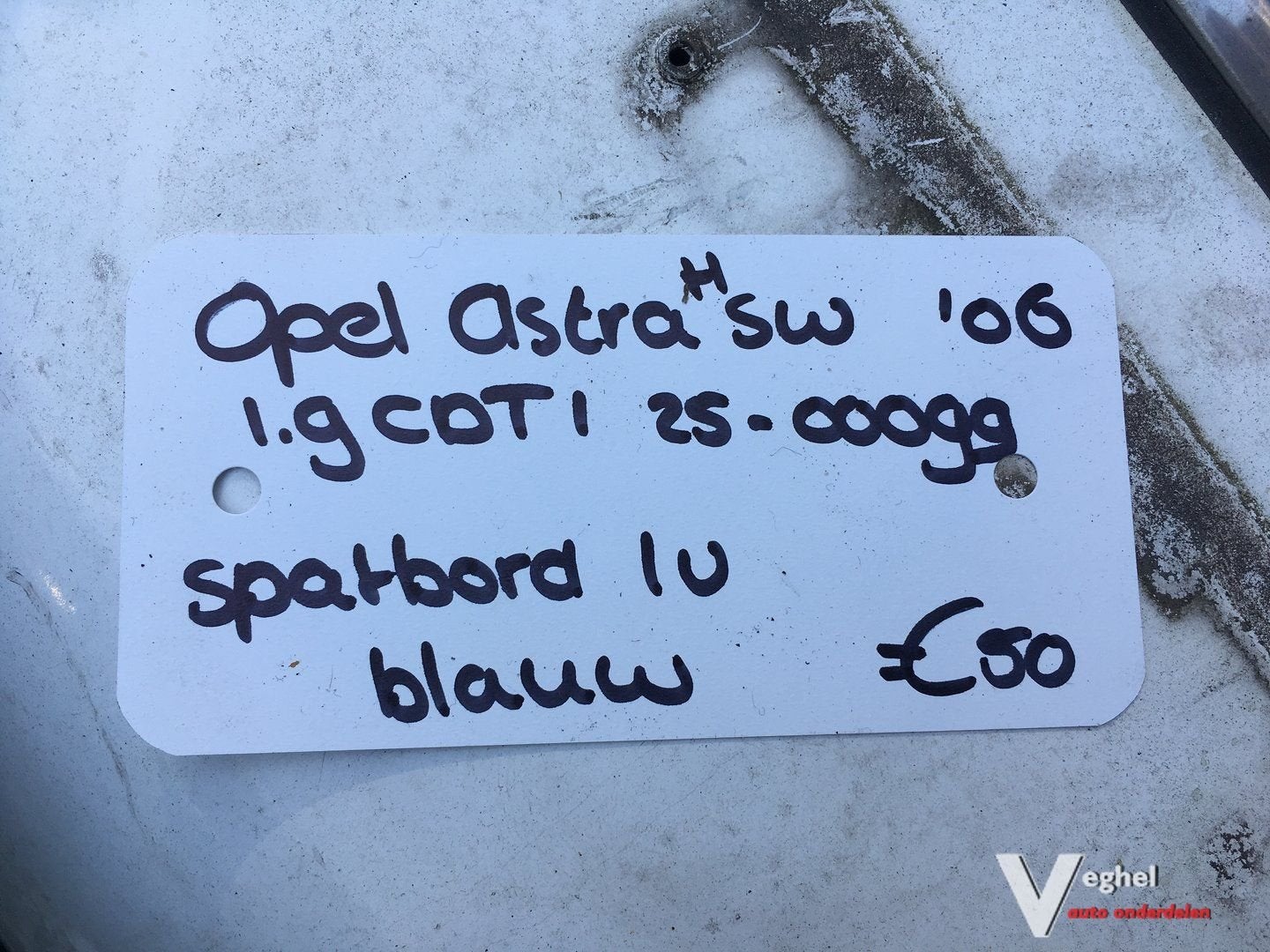 Opel Astra H Sw 1.9 cdti 2006 2500099   Voorscherm Links