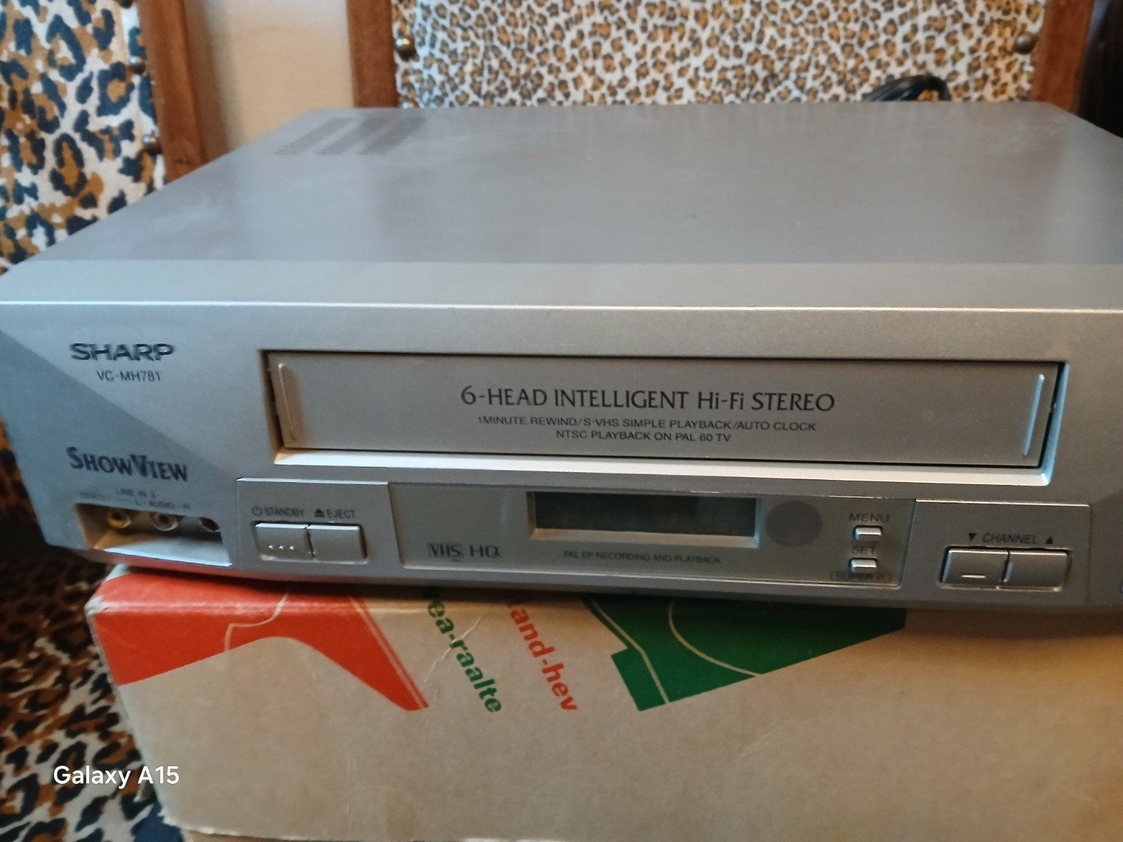 Sharp VC-MH781 VHS-speler - 6-Head Intelligent Hi-Fi Stereo, Audio, Tv en Foto, Videospelers, Ophalen, Gebruikt, VHS-speler of -recorder